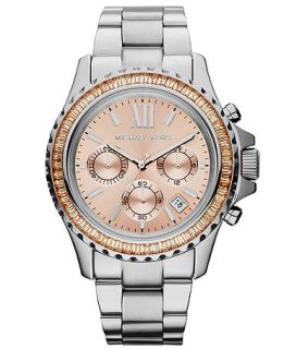 Michael Kors Womens Chronograph Everest Stainless Steel Bracelet Watch 42mm MK5870   Watches   Jewelry & Watches