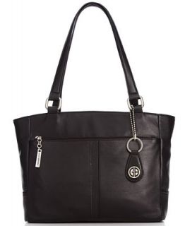 Giani Bernini Handbag, Nappa Classic Leather Tote   Handbags & Accessories