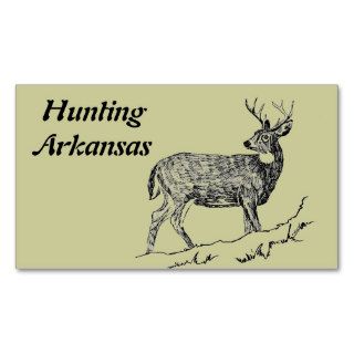 Hunting Arkansas Business Card Template
