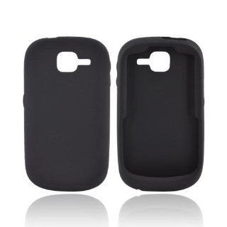 For BLACK Samsung A187 Silicone Skin Case Soft Cover Cell Phones & Accessories