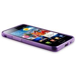 Purple Circle TPU Case/ Screen Protector for Samsung Galaxy S II i9100 BasAcc Cases & Holders