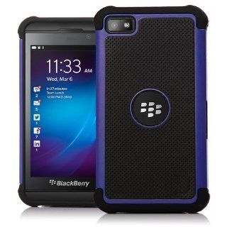 KaysCase TurtleBox Heavy Duty Cover Case for RIM BlackBerry Z10 10 Dev Alpha B Smart Phone (Blue) Cell Phones & Accessories