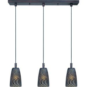 ET2 Lighting ET2 E92043 51BZ Bronze Carte 3 Light Pendant