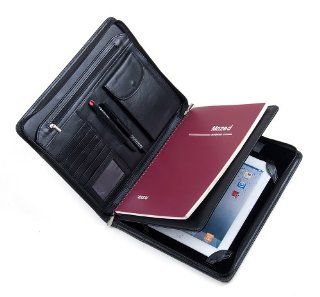 Deluxe Leather iPad Business Portfolio Letter Size Paper, Black Computers & Accessories
