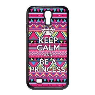 Keep Calm and Be a Princess Case for SamSung Galaxy S4 I9500,Printed Design Not a Sticker Cell Phones & Accessories