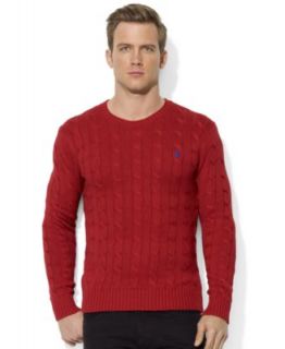 Polo Ralph Lauren Sweater, Crew Neck Cotton Pullover   Sweaters   Men