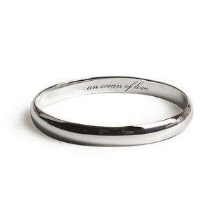lucky message bangle by tales from the earth