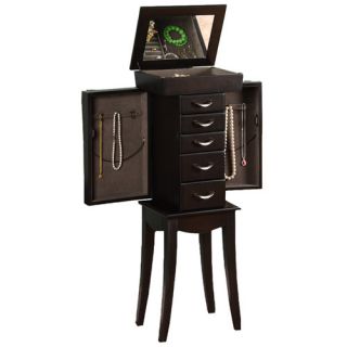 London Jewelry Armoire in Espresso