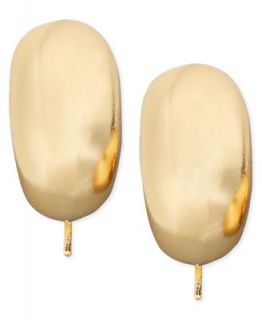 Giani Bernini 24k Gold over Sterling Silver Earrings, Thick Hoop Earrings   Earrings   Jewelry & Watches
