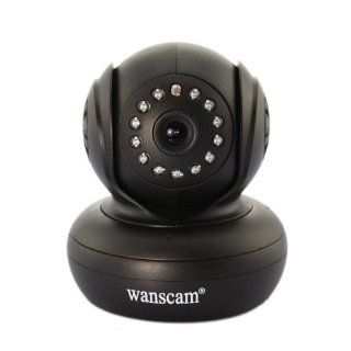 Wanscam Security IP Network Camera Pan 270 Tilt 90 with Two Way Audio Remote Pan/Tilt rotate Black Computers & Accessories