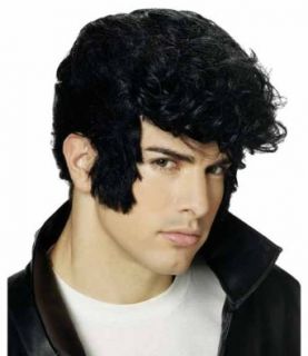 6573390/181 (Black) 50's Pompadour Elvis Wig Costume Wigs Clothing