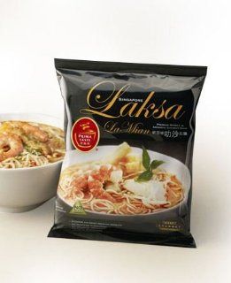 Prima Taste Laksa La Mian, 185g, (Pack of 12)  Packaged Asian Dishes  Grocery & Gourmet Food