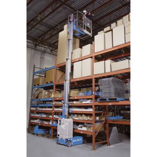 Genie Runabout Lift with Extension Deck — 17Ft.4in. Max. Lift  Height, Model# GR12 W/EXTENSION DECK  Work Lifts