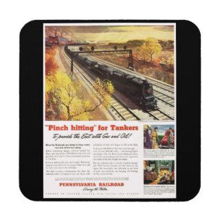 Pennsylvania Railroad Tanker Trains 1942 Coaster