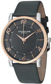 Stuhrling Original Men's 183.33A5N54 Symphony Eternity Corona Swiss Quartz Grey Watch at  Men's Watch store.