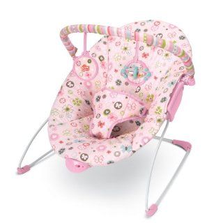 Pretty in Pink Butterfly Blossoms Bouncer  Infant Bouncers And Rockers  Baby