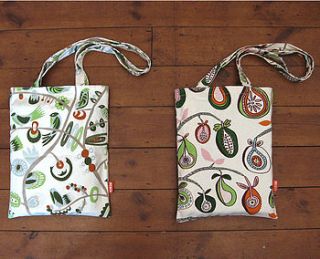 organic cotton book bag by sukie