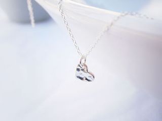 tiny heart necklace by lily & joan