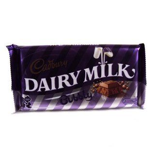 Cadburys Dairy Milk Bubbly 181g  Candy And Chocolate Bars  Grocery & Gourmet Food