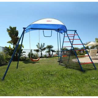 Challenge 100 Metal Swing Set with Ladder Climber and UV Protective