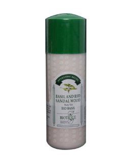 Biotique Basil and Red Sandal wood Body Talc 180gms  Beauty Products  Beauty