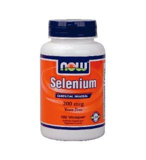 Now Foods Selenium, 180 caps / 200 mcg ( Multi Pack) Health & Personal Care