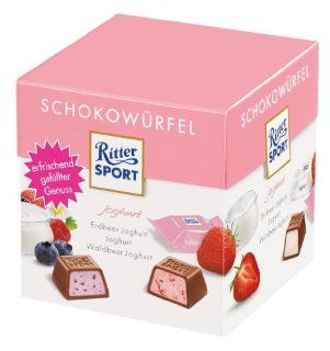 Ritter Sport   Schokowürfel 'Joghurt'   176 GR  Candy And Chocolate Bars  Grocery & Gourmet Food