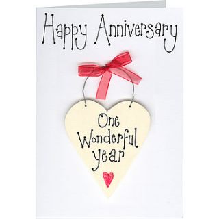 personalised anniversary card by country heart