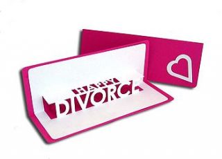 just divorced pop up card by ruth springer design