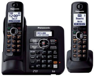 Panasonic Kx Tg6642C Expandable Digital Cordless Answering System With Power Outage Backup With 2 Handsets. Canadian Moel (English/French)  Cordless Telephones  Electronics