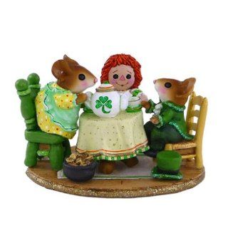 Wee Forest Folk M 177e St. Patrick's Day Tea for Three LE 2013   Collectible Figurines