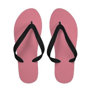 Bubblegum Pink Trend Color Customized Template Flip Flops