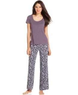 Alfani Essentials Top and Pajama Pants   Lingerie   Women