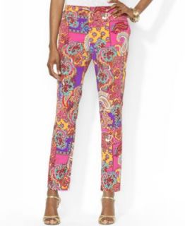 Lauren Jeans Co. Cropped Floral Print Jeans   Pants & Capris   Women