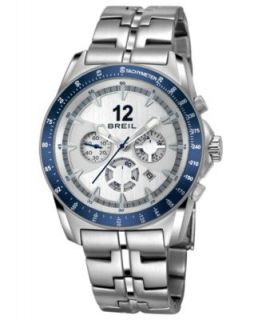 Breil Watch, Mens Chronograph Manta Stainless Steel Bracelet 42mm TW0733   Watches   Jewelry & Watches