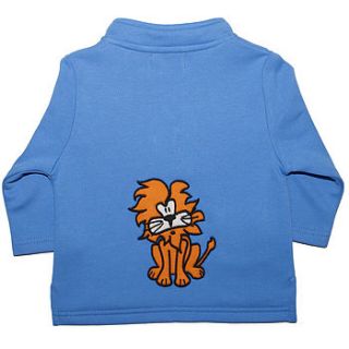 baby's toasty top with lennie the lion by monkey + bob