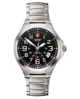 Victorinox Swiss Army Watch, Mens Stainless Steel Bracelet 241333   Watches   Jewelry & Watches