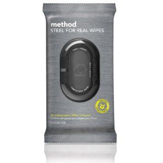 Method Stainless Steel Wipes Flatpack , 30 Count  Packages (Pack of 6) Health & Personal Care