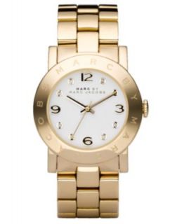 Marc by Marc Jacobs Watch, Womens Mini Amy Gold Tone Stainless Steel Bracelet 26mm MBM3057   Watches   Jewelry & Watches