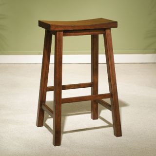 powell honey brown 29 saddleseat bar stool
