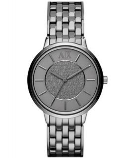 AX Armani Exchange Watch, Womens Gunmetal Tone Stainless Steel Bracelet 38mm AX5307   Watches   Jewelry & Watches