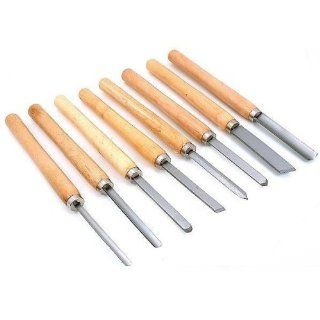 8 Wood Turning Chisel Woodworking Gouges Hobby Tool