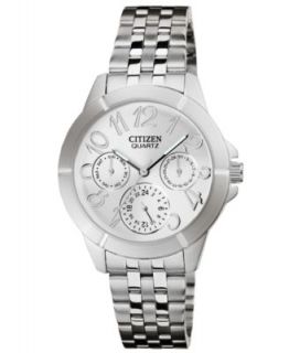 Citizen Womens Quartz Stainless Steel Bracelet Watch 35mm ED8090 53D   Watches   Jewelry & Watches