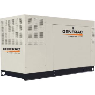 Generac GUARDIAN Series Liquid-Cooled Standby Generator — 25 kW, Model# QT02515ANSX  Residential Standby Generators