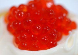 2 oz. Coho Salmon Caviar  Salmon Caviars And Roes  Grocery & Gourmet Food
