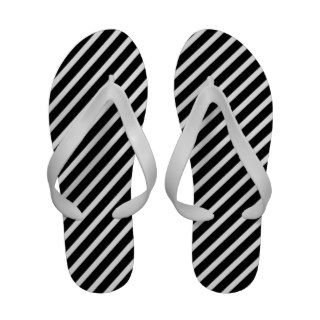 Diagonal Striped Sandals