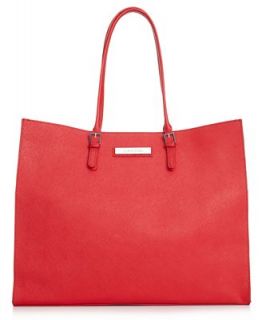 Calvin Klein Key Item Saffiano Leather Tote   Handbags & Accessories