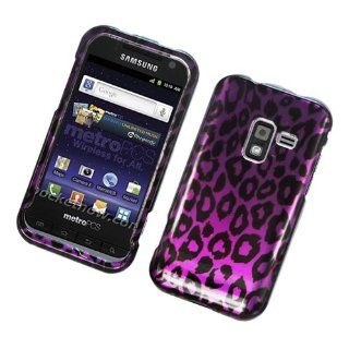 Eagle Cell PISAMR920G2D171 Stylish Hard Snap On Protective Case for Samsung Galaxy Attain 4G R920   Retail Packaging   Purple Leopard Cell Phones & Accessories