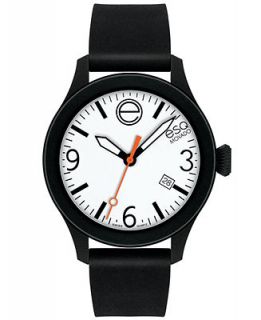 ESQ Movado Watch, Unisex Swiss ESQ One Black Silicone Strap 43mm 07301437   Watches   Jewelry & Watches