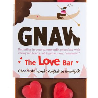 milk chocolate love bar by lisa angel homeware and gifts